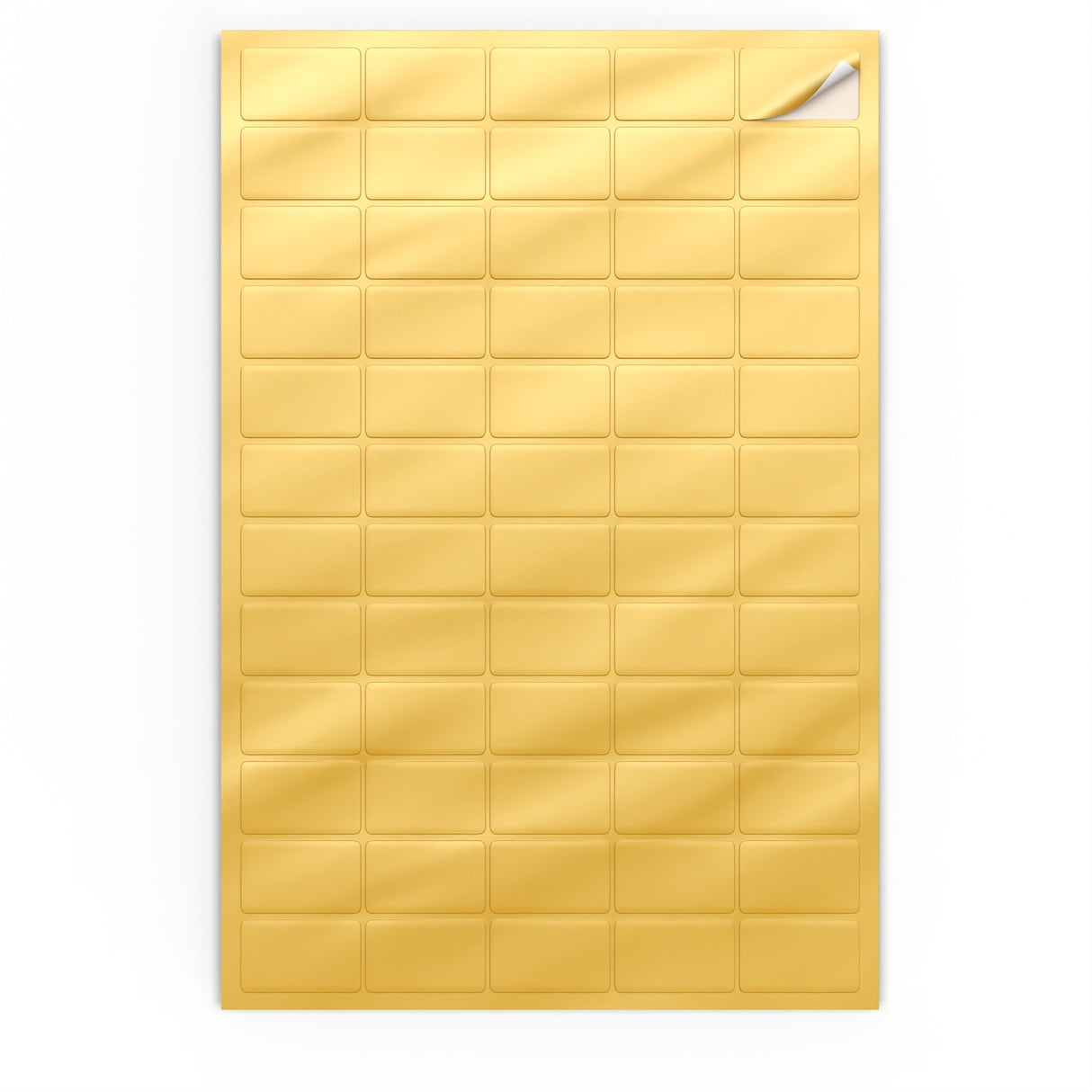 Téglalap alakú öntapadós címkék