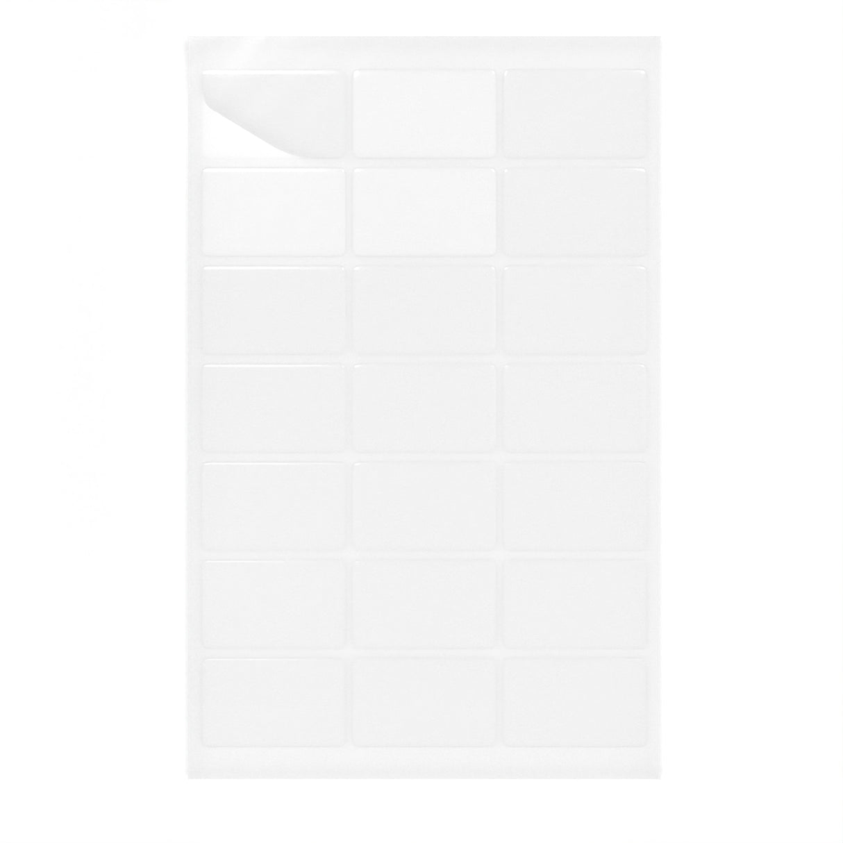 Téglalap alakú öntapadós címkék