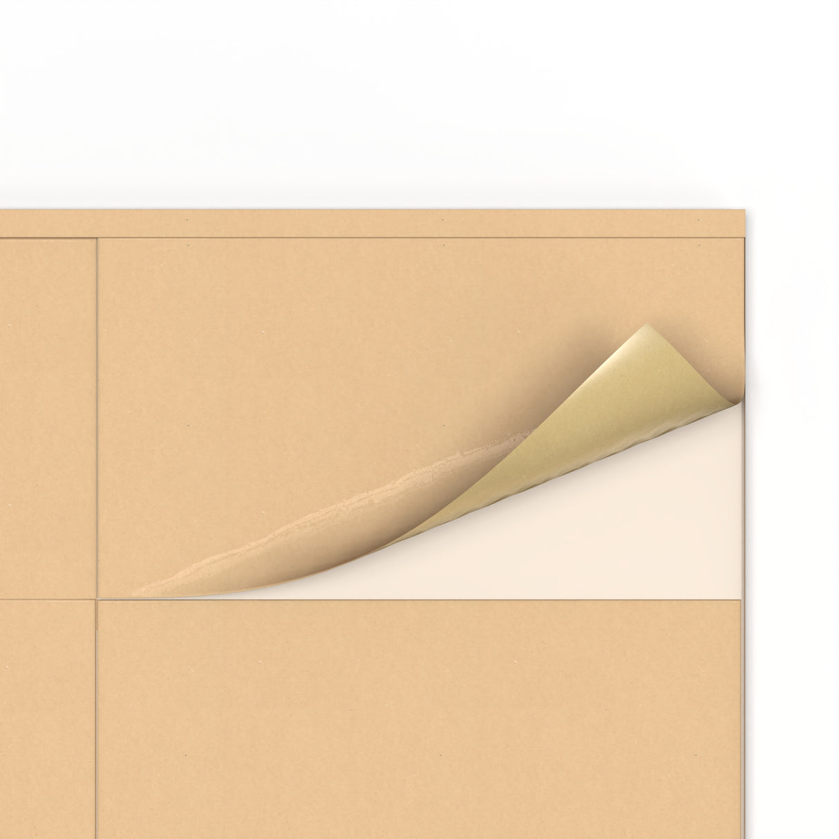 Téglalap alakú öntapadós címkék