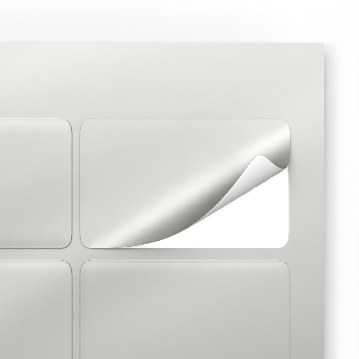 Téglalap alakú öntapadós címkék