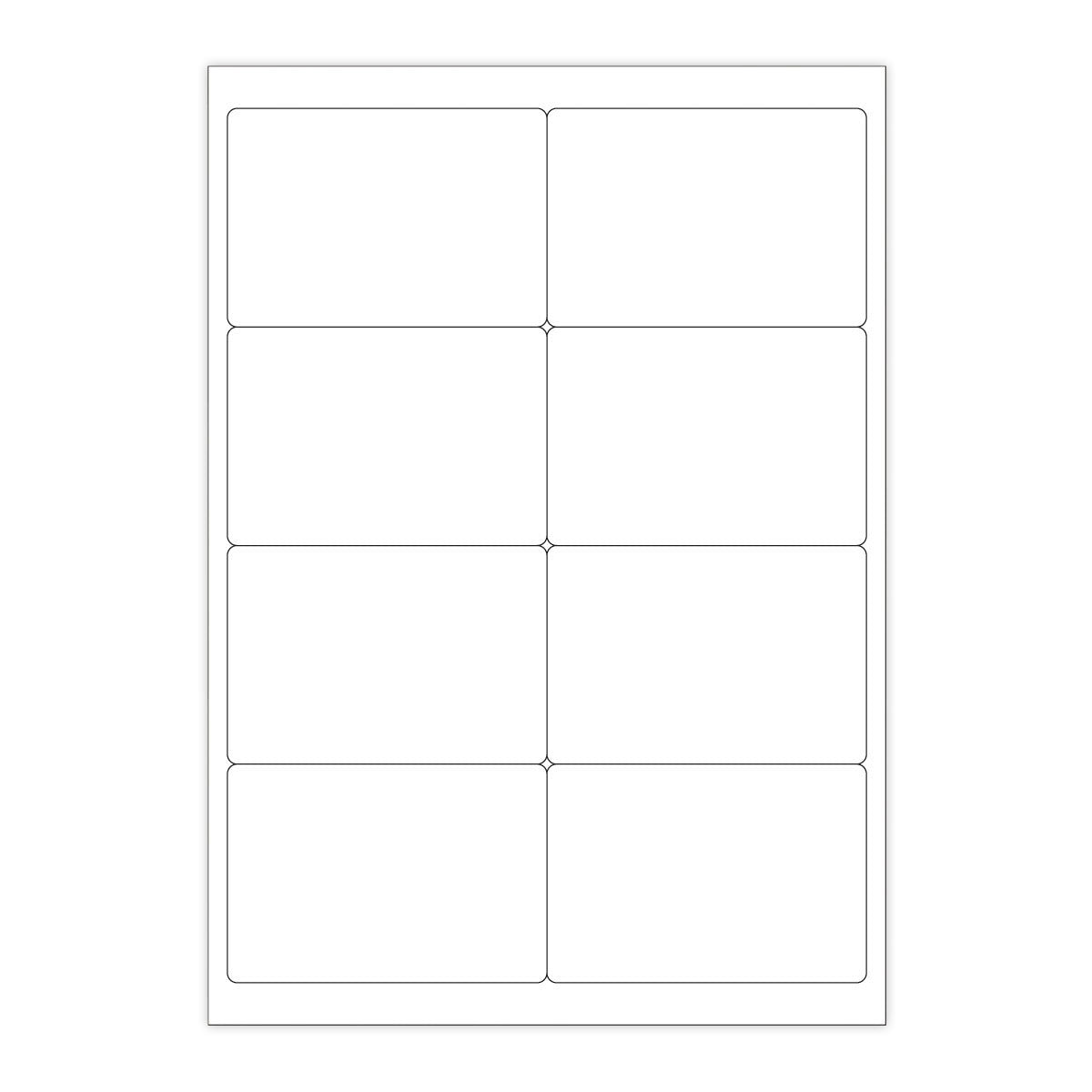 Fehér öntapadó címkék