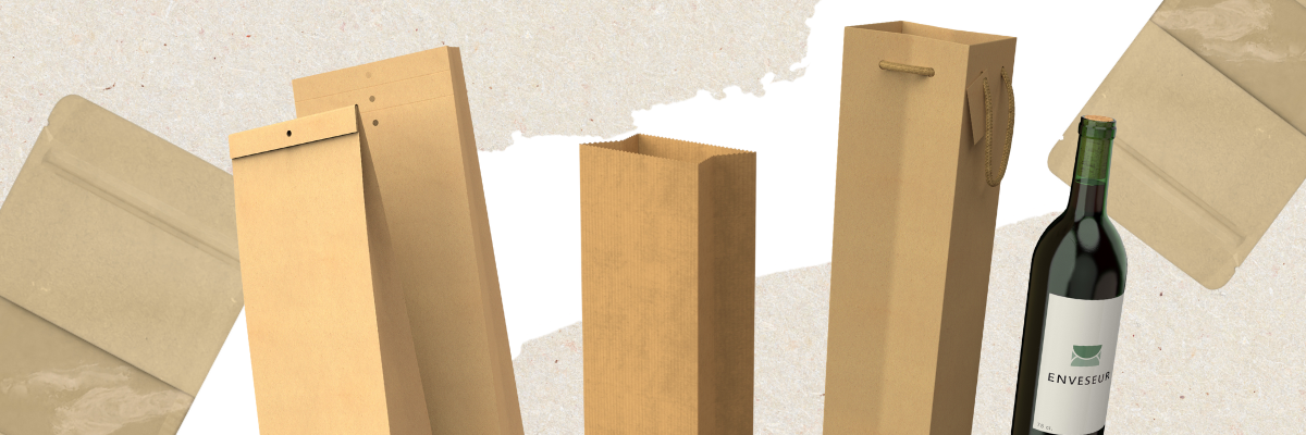 Kraft papírzacskók