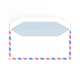 Fehér boríték légipostához 110x220 mm (DL)