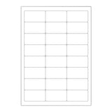 Fehér öntapadó címkék