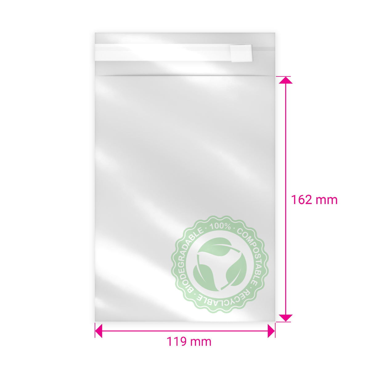 Biológiailag lebomló (PLA) tasak