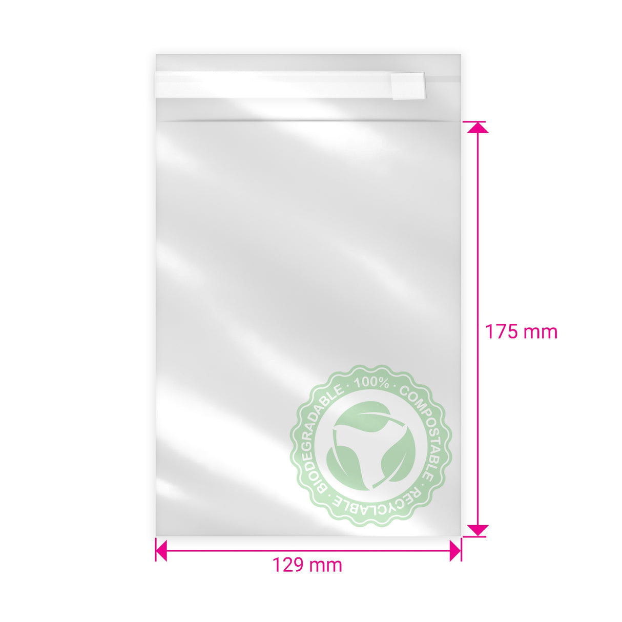 Biológiailag lebomló (PLA) tasak